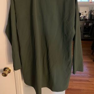 This is ADAY Something Borrowed Shirt in Moss